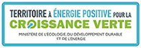 Logo du territoire à énergie positive pour la croissante verte